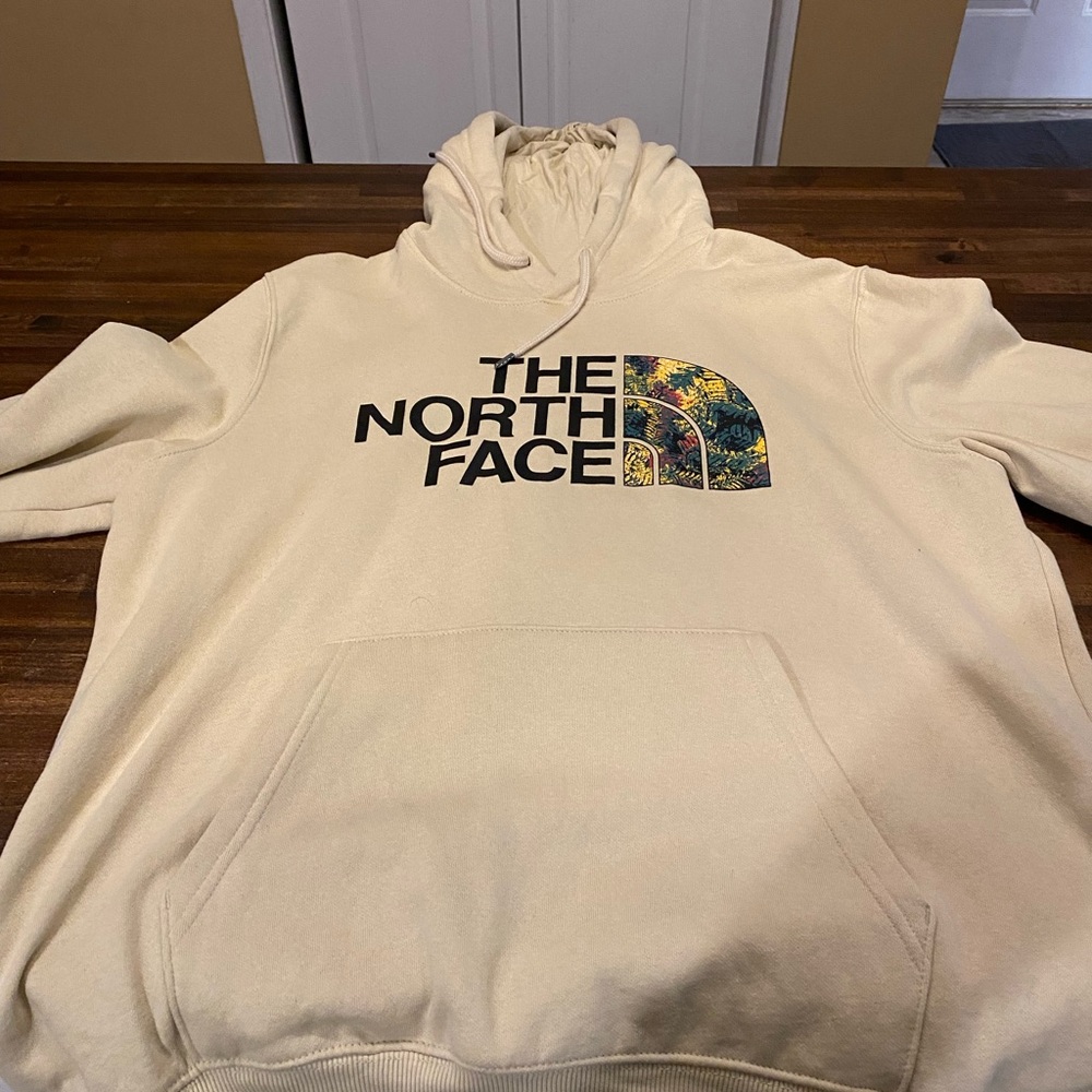 The North Face Men's Beige Hoodie